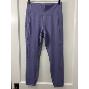 REI Co-op Take Your Time 7/8 Leggings Color Larkspur Purple Pockets - Women's L